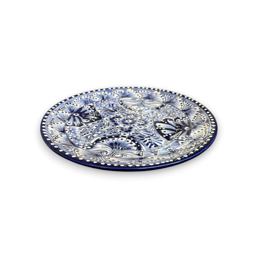 5 – Piece Talavera Dinnerware Set | Blue & White Tableware for 1