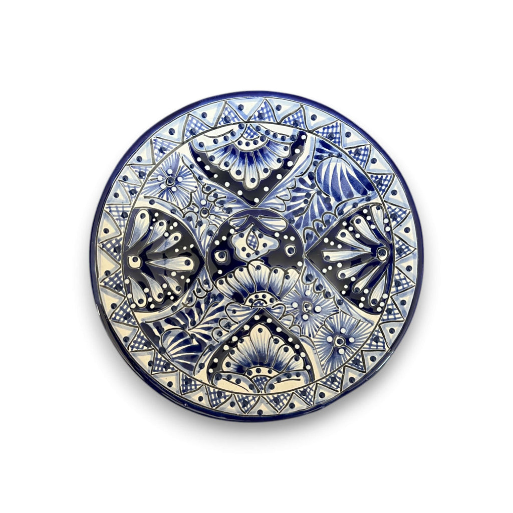 Talavera Dinnerware Set | 20 – Piece Blue & White Tableware for 4