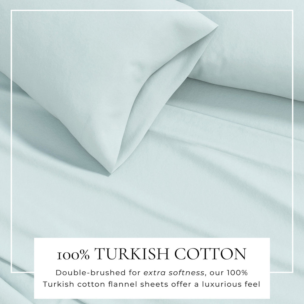Cotton Solid Flannel Sheet – Nordic Collection