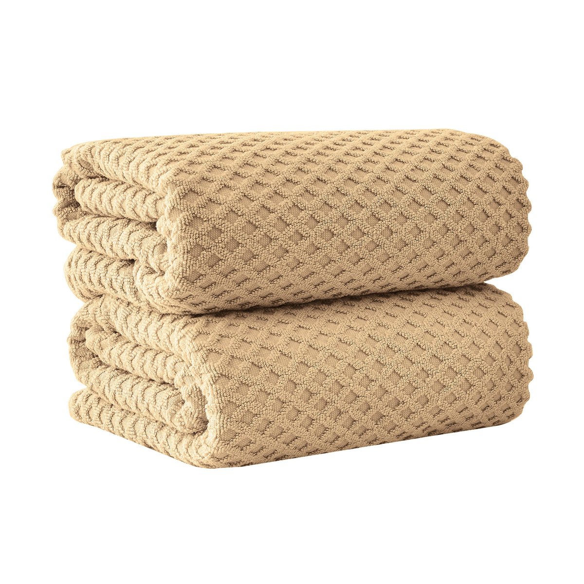 Cotton Diamond Waffle Weave Bath Towel Set – Grayson Collection