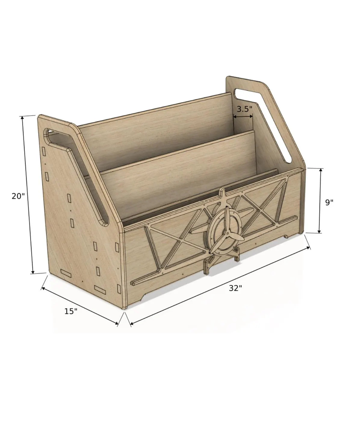EARHART – Airplane Bookshelf