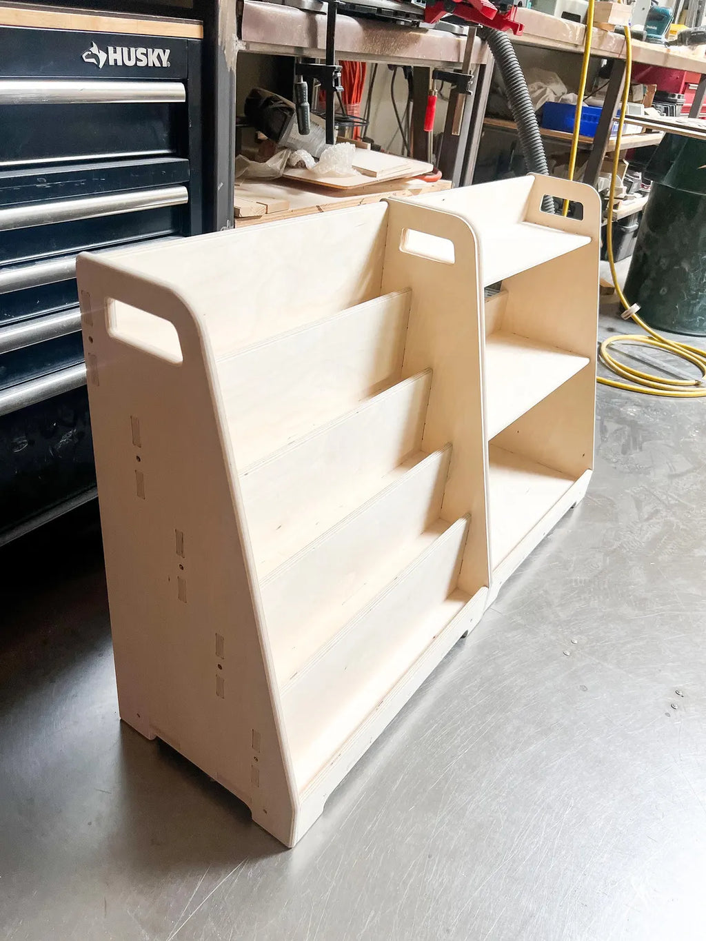 LORI – Bookshelf + Toy Shelf Set