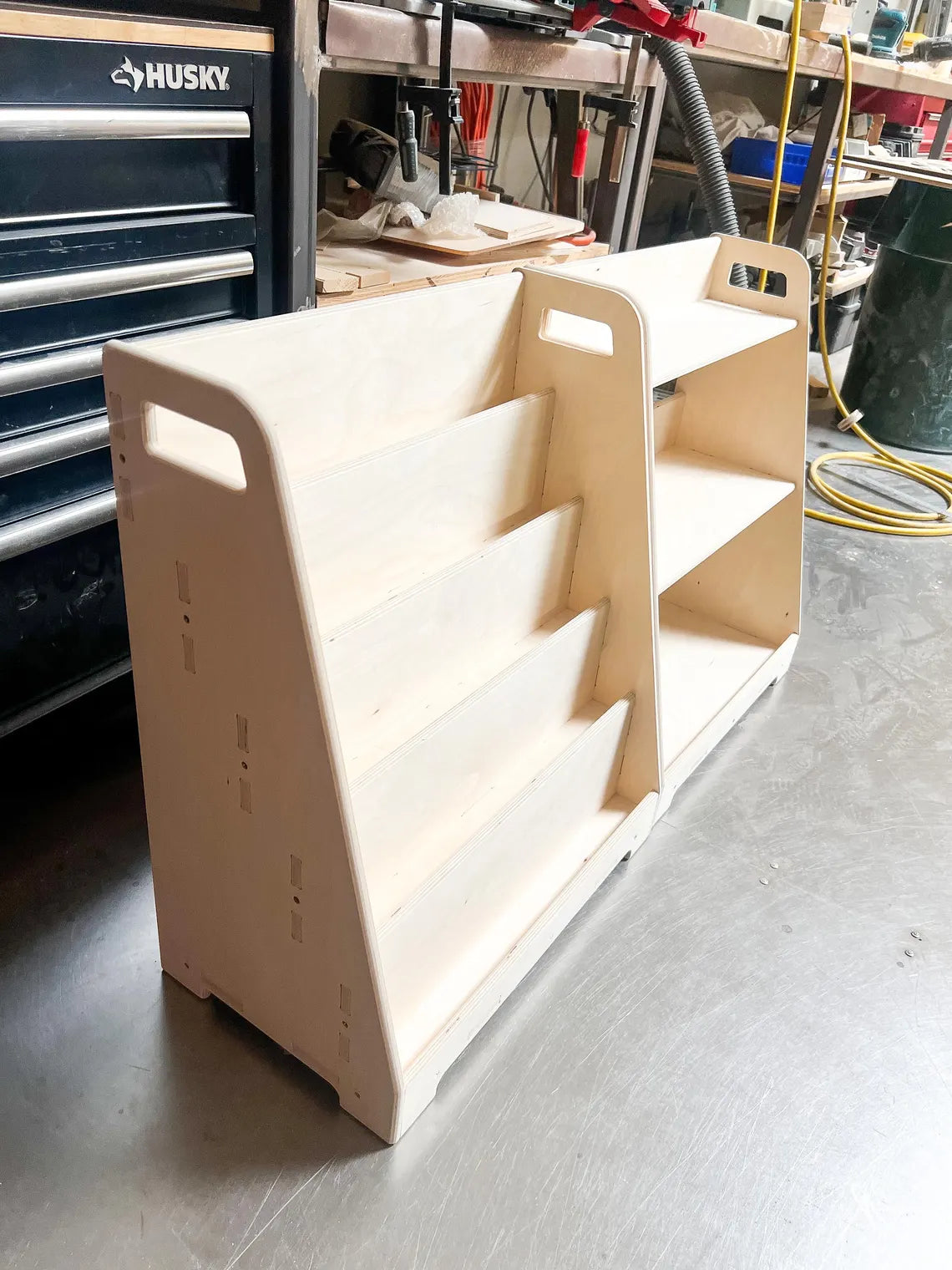 LORI – Bookshelf + Toy Shelf Set