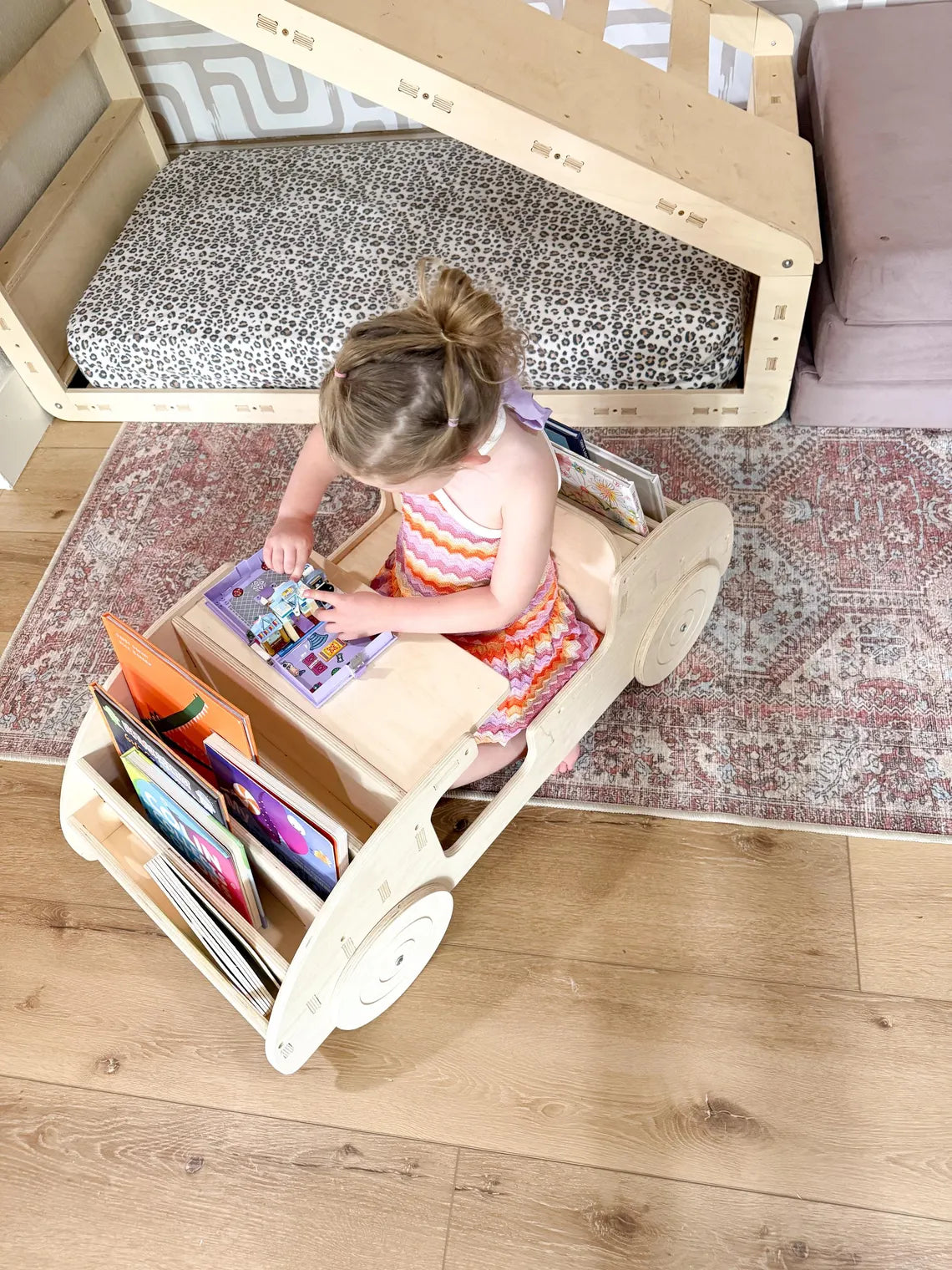 FELIX – Car Inspired Double Sided Bookshelf