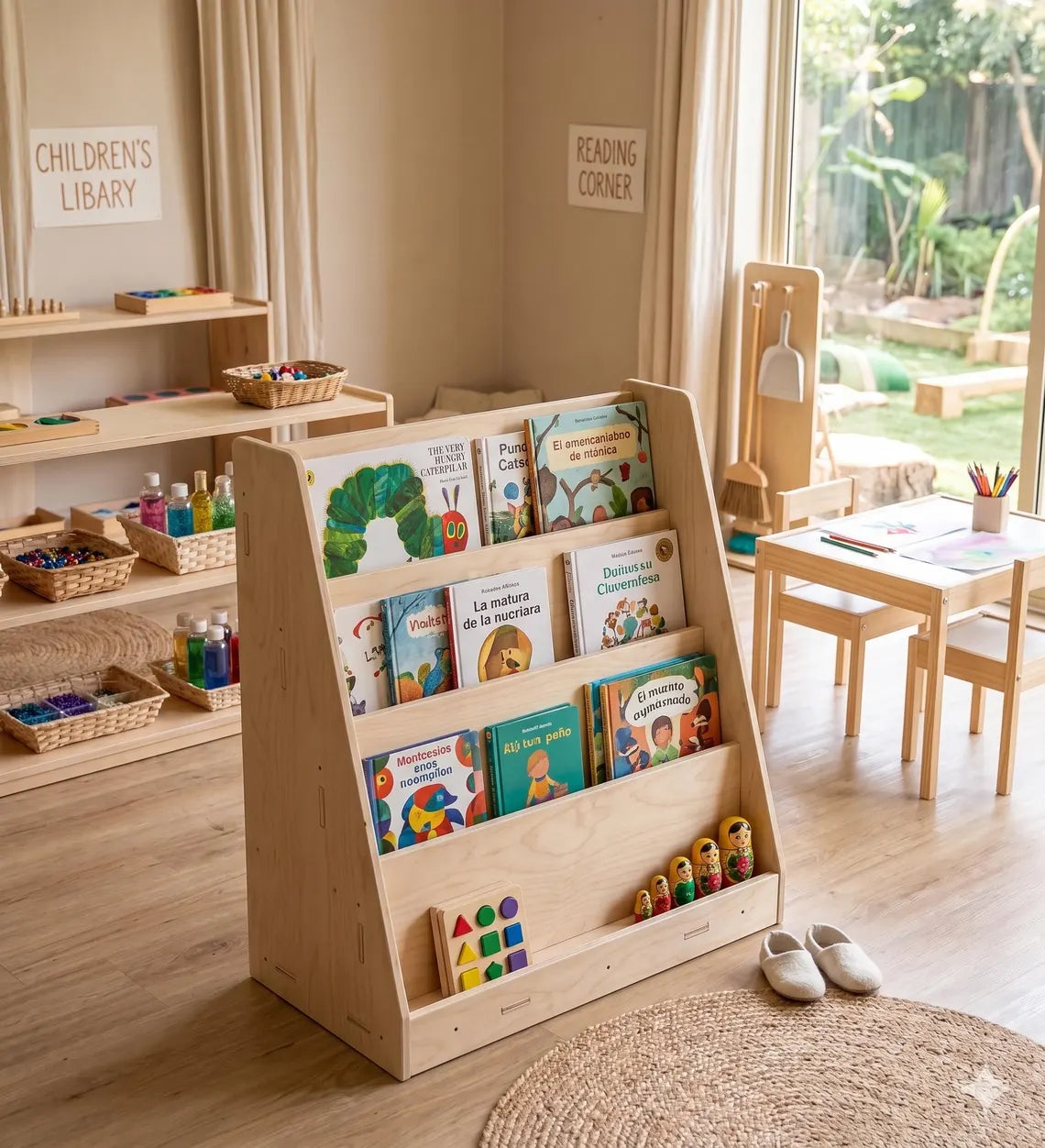 JENN – Montessori Front Facing Bookshelf