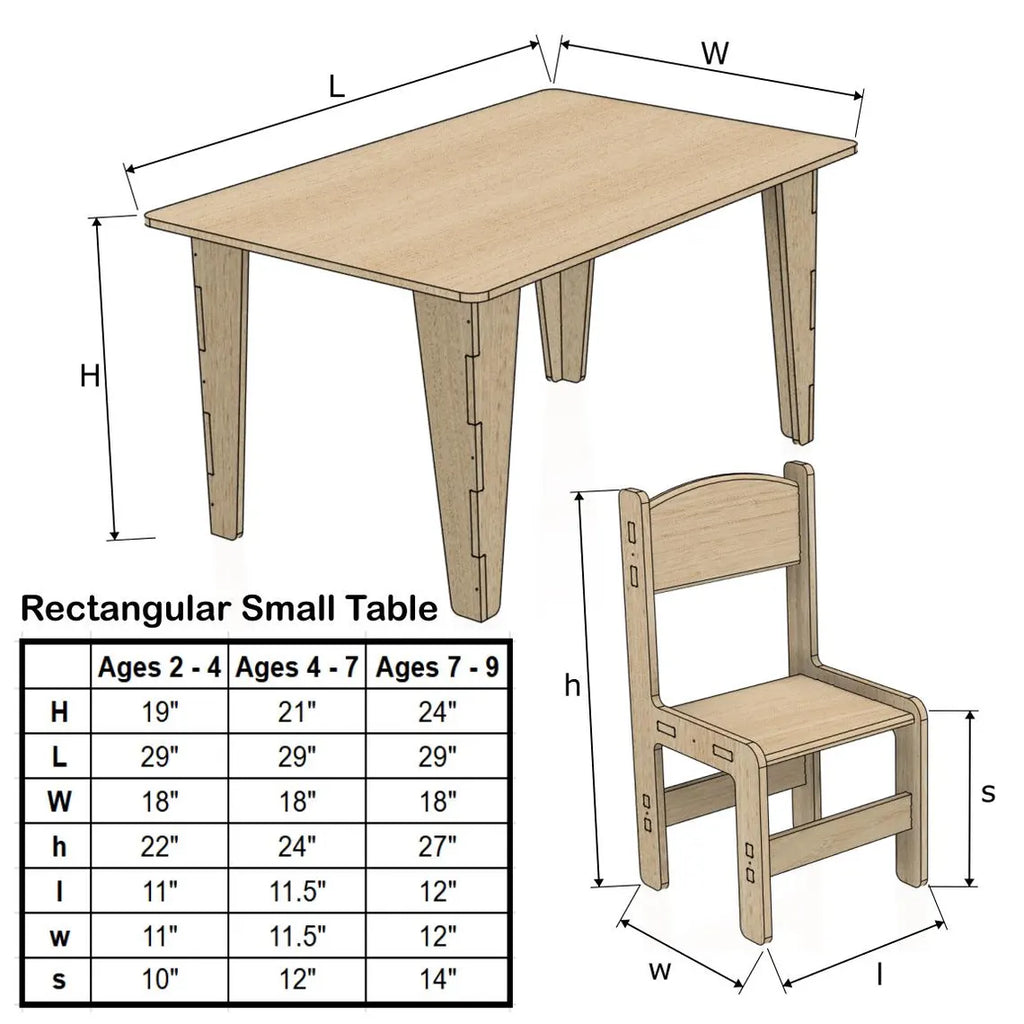 ASHLYN – Small Rectangular Table