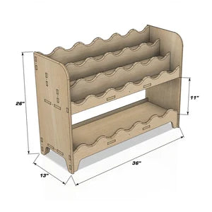 DARLA V2 – Wave Design Bookshelf