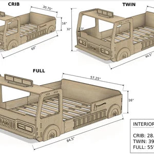 5 ALARM – Fire Engine Floor Bed