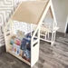 WALLY – Playhouse Inspired Bookshelf + Toy Shelf