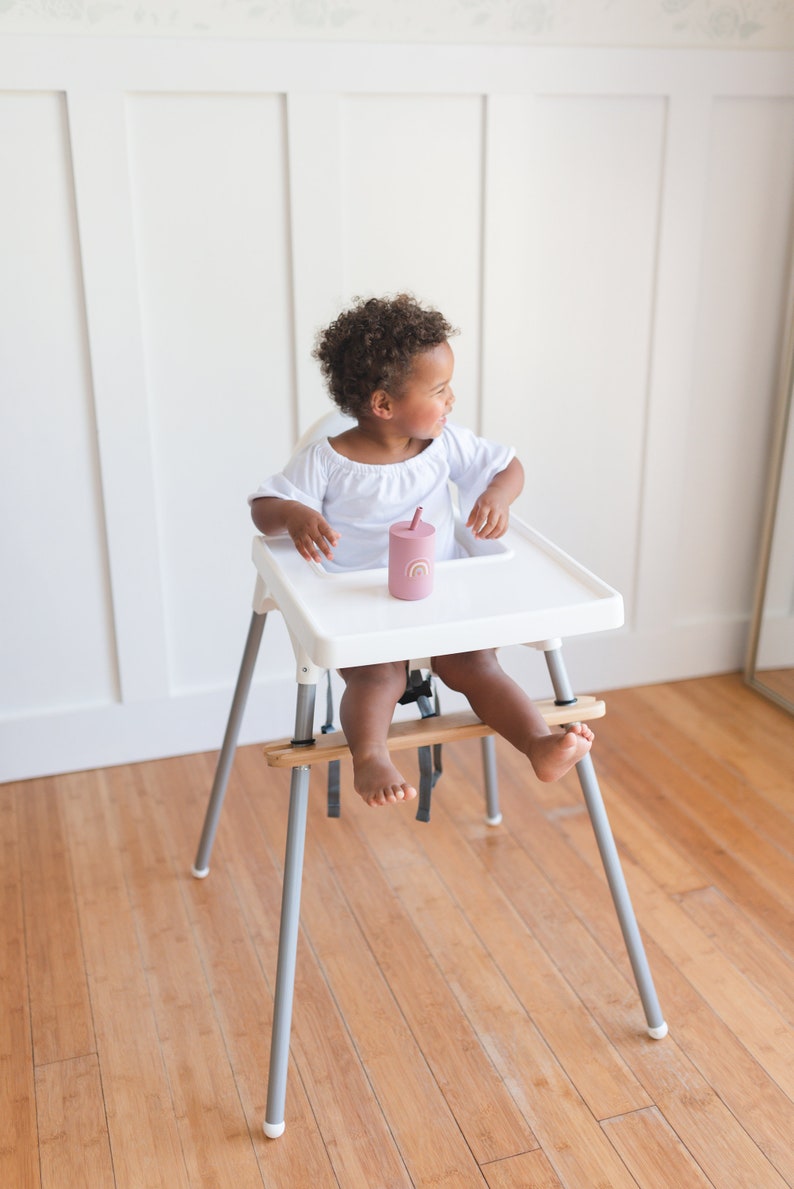 Silicone Straw Cup for Babies & Toddlers – 6oz Silicone Sippy Cup