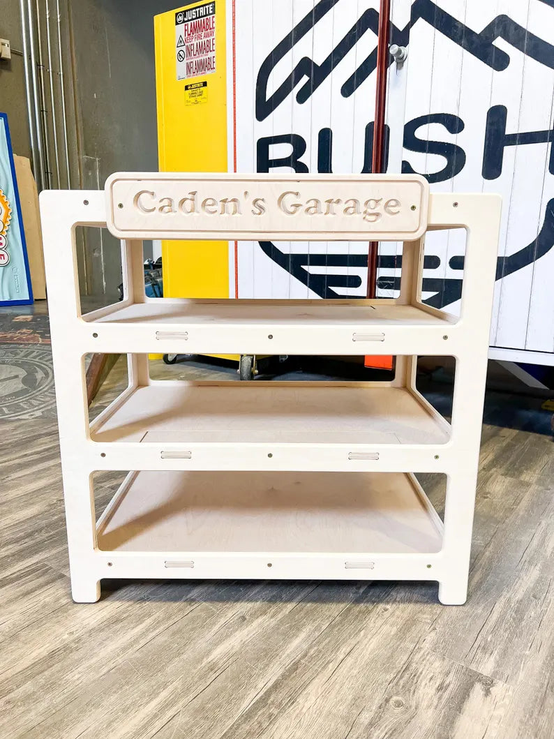 CADEN – Toy Car Ramp + Storage