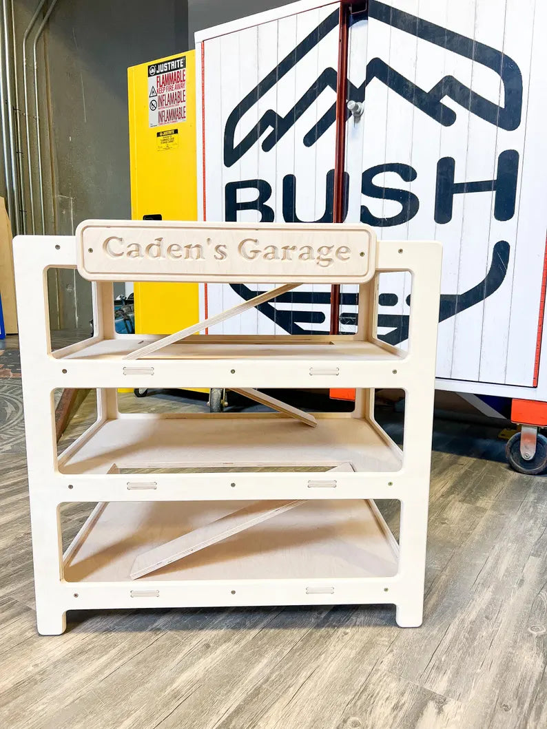CADEN – Toy Car Ramp + Storage