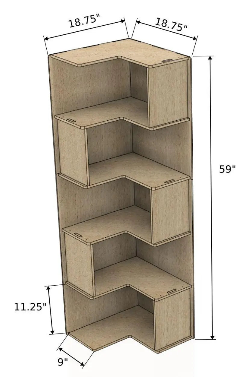 ZIGGY – Corner Shelf