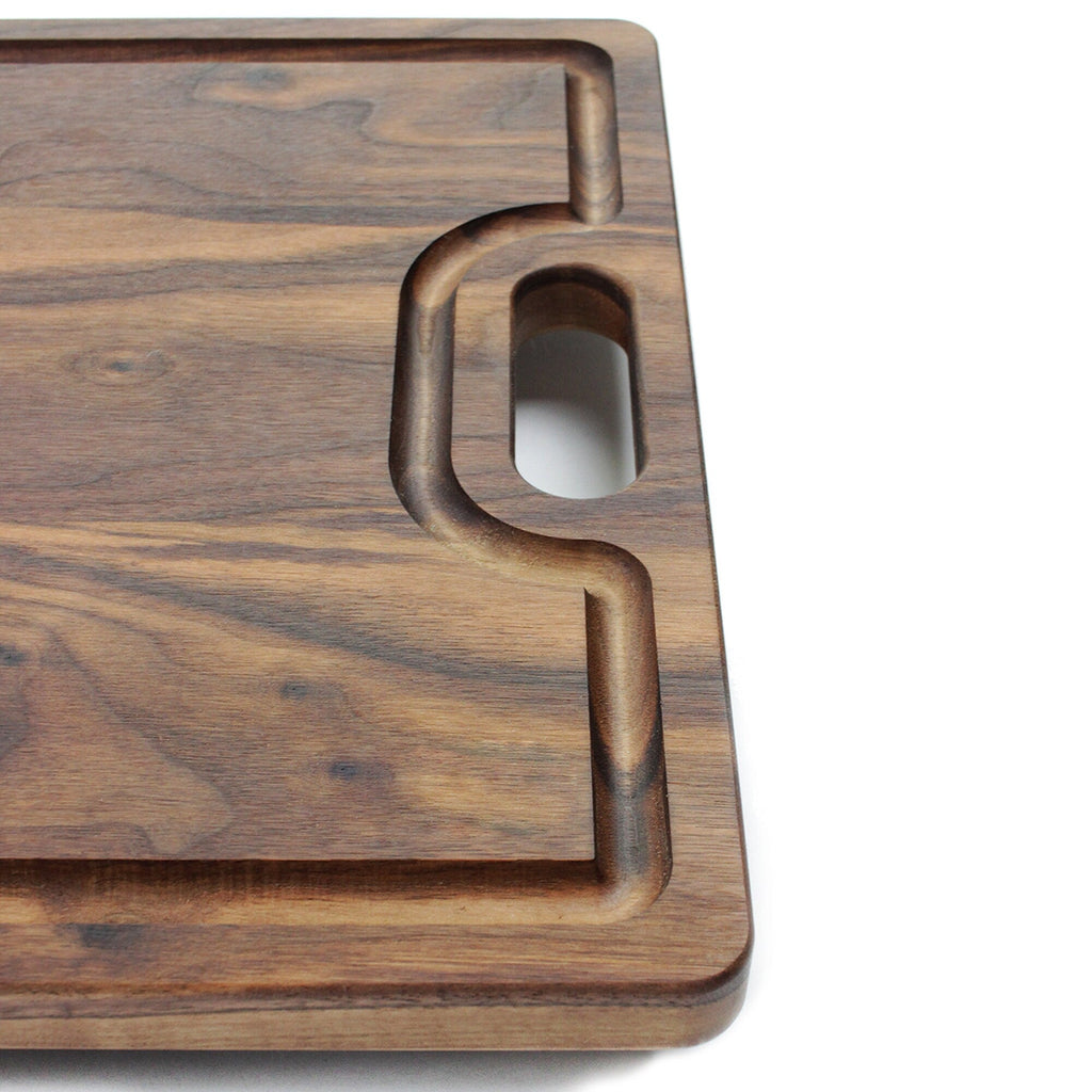Father’s Day Butcher's Guide Custom Cutting Board, 18" x 12" Walnut Cutting Board, Juice Groove, Serving Tray, Gift for