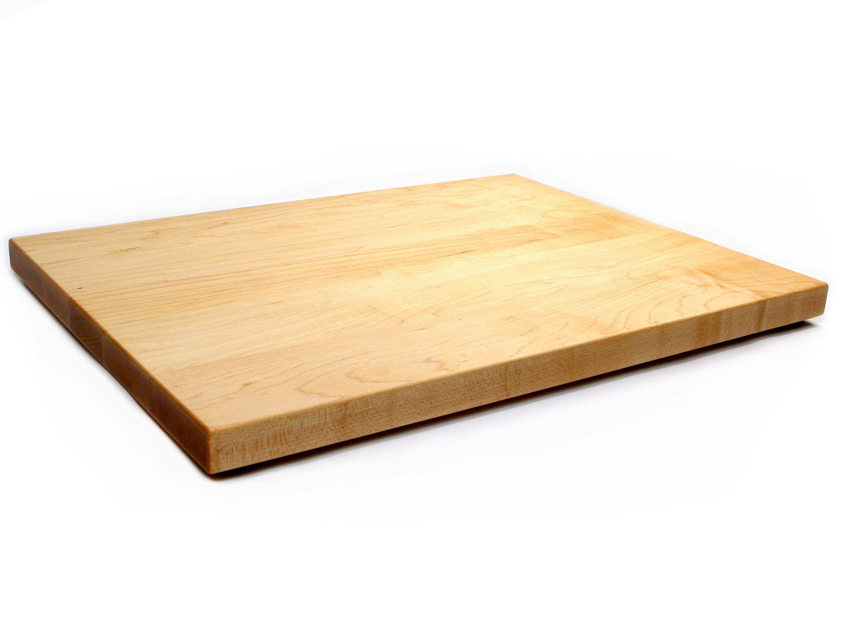 1.25” Thick Extra Large Butcher Block Cutting Board With Rubber Feet, Thick Cutting Board, Wood Chopping Board, American