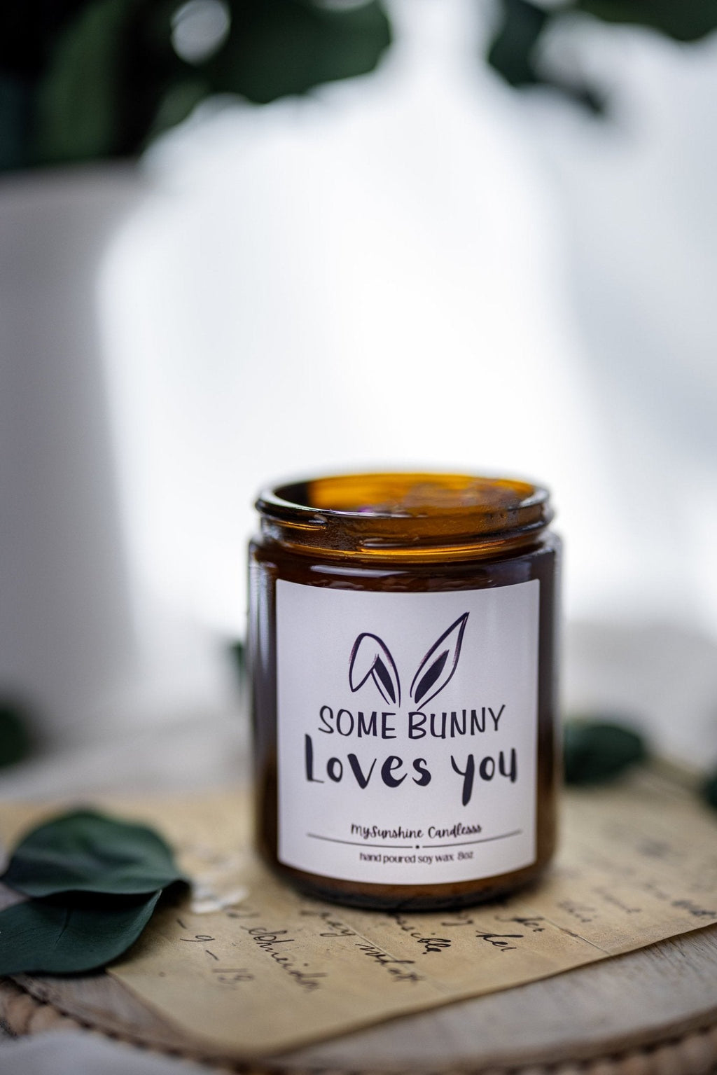 Easter Candle Gift: Some Bunny Loves You – Cute Easter Gift for Best Friend