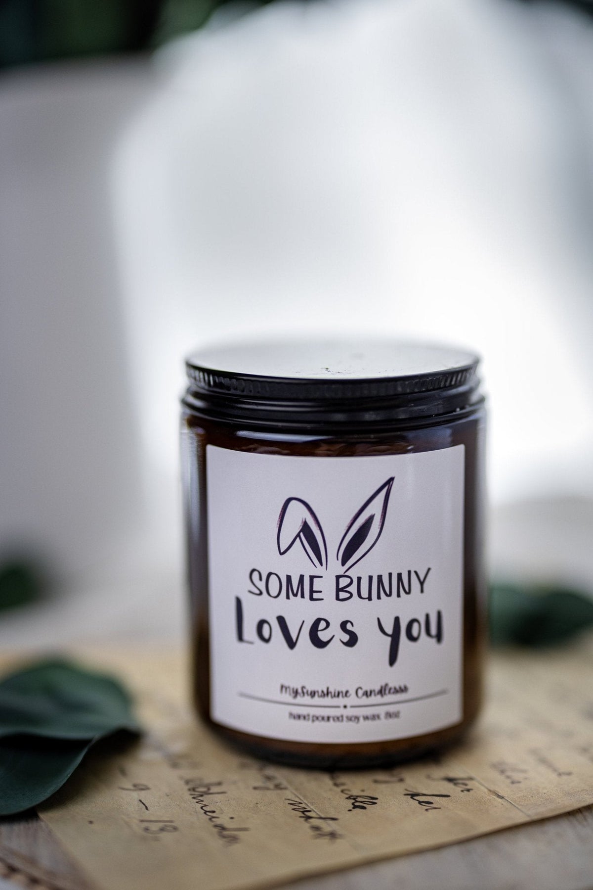 Easter Candle Gift: Some Bunny Loves You – Cute Easter Gift for Best Friend