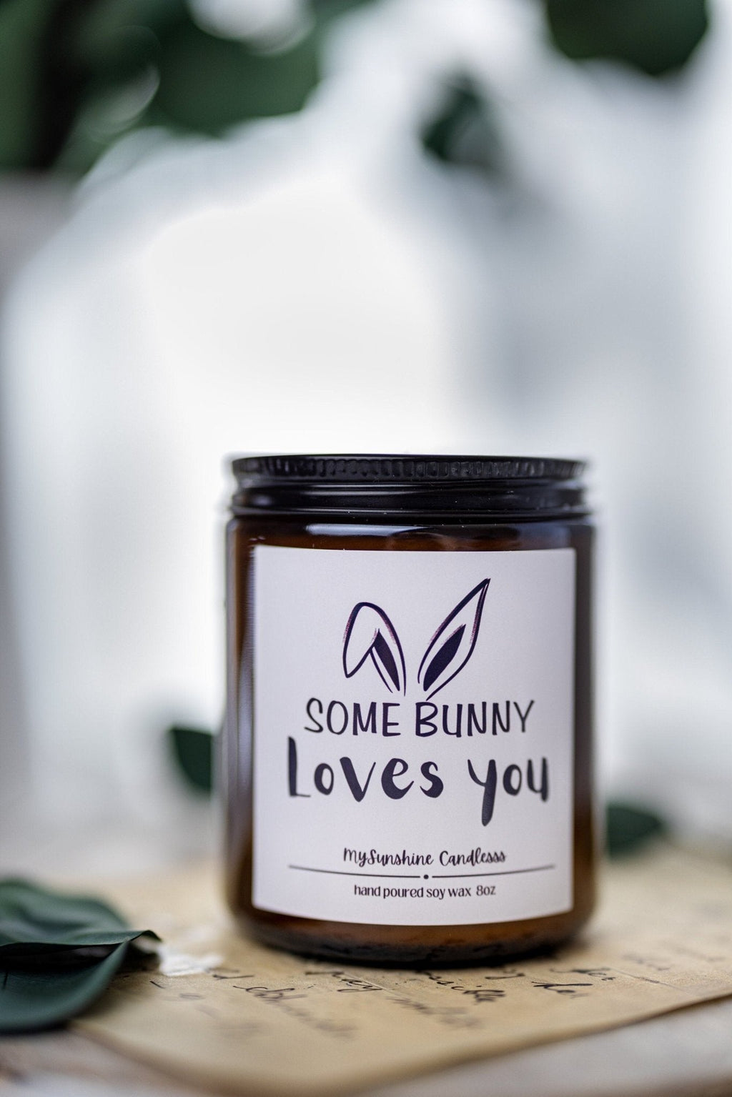 Easter Candle Gift: Some Bunny Loves You – Cute Easter Gift for Best Friend