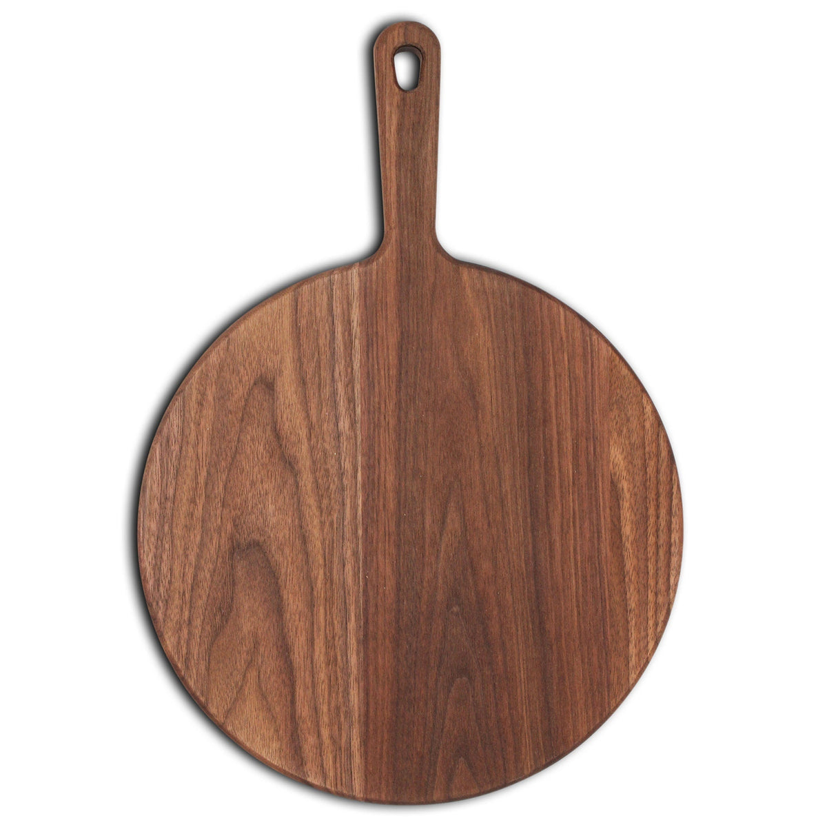 XL Walnut Paddle Cutting Board With Handle, Round Charcuterie Board, Wedding Gift, Charcuterie Board With Handle, 100% H