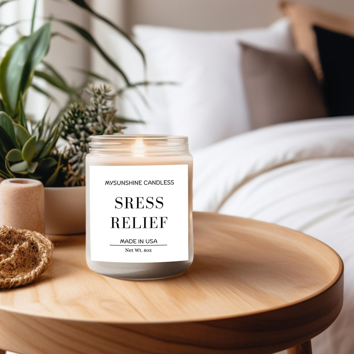 Eucalyptus Lavender Soy Candle | Aromatherapy Self – Care Gift