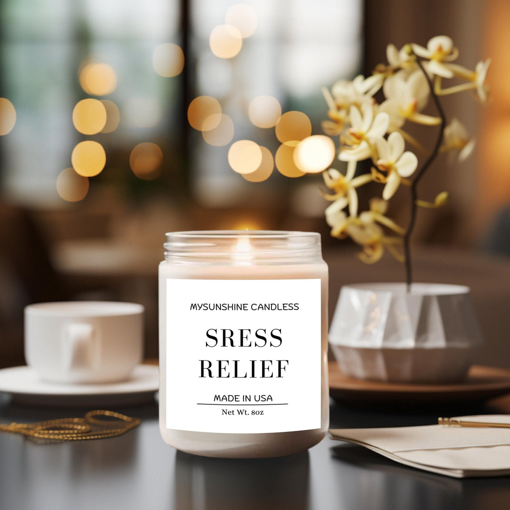 Eucalyptus Lavender Soy Candle | Aromatherapy Self – Care Gift