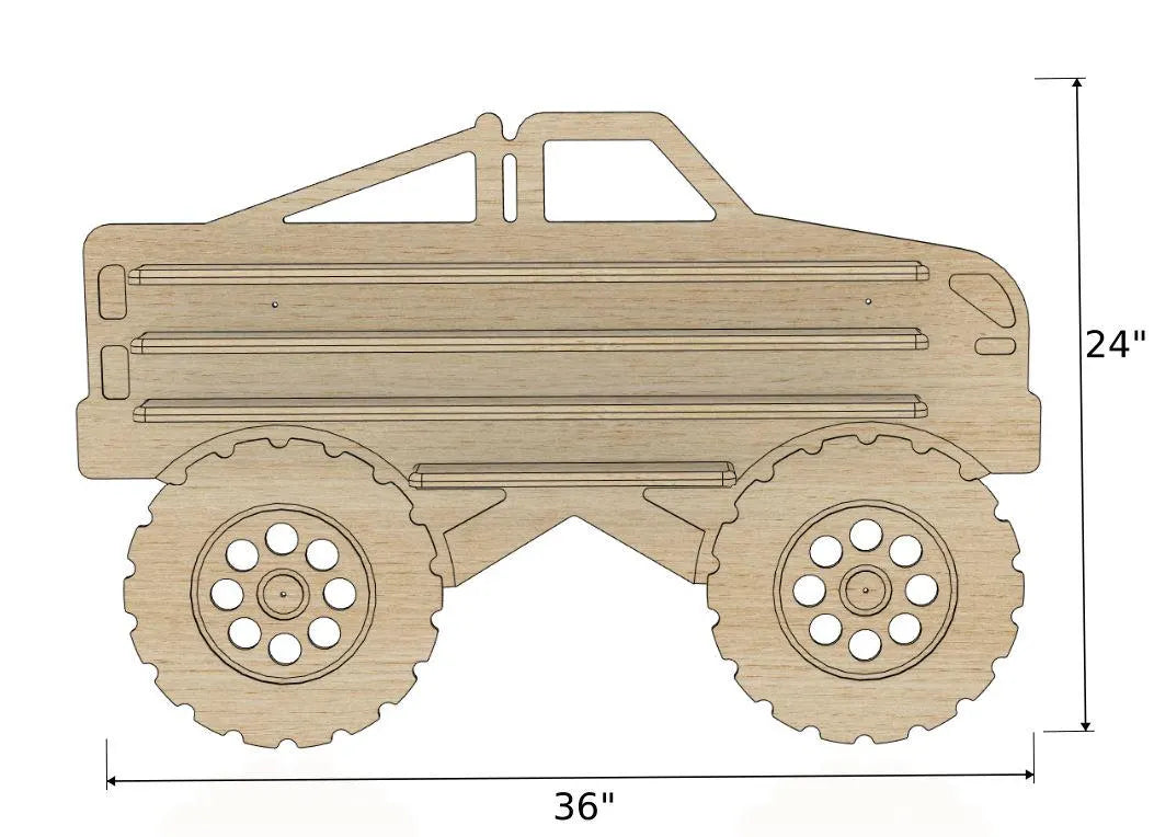 BIG DAWG – Monster Truck Toy Storage