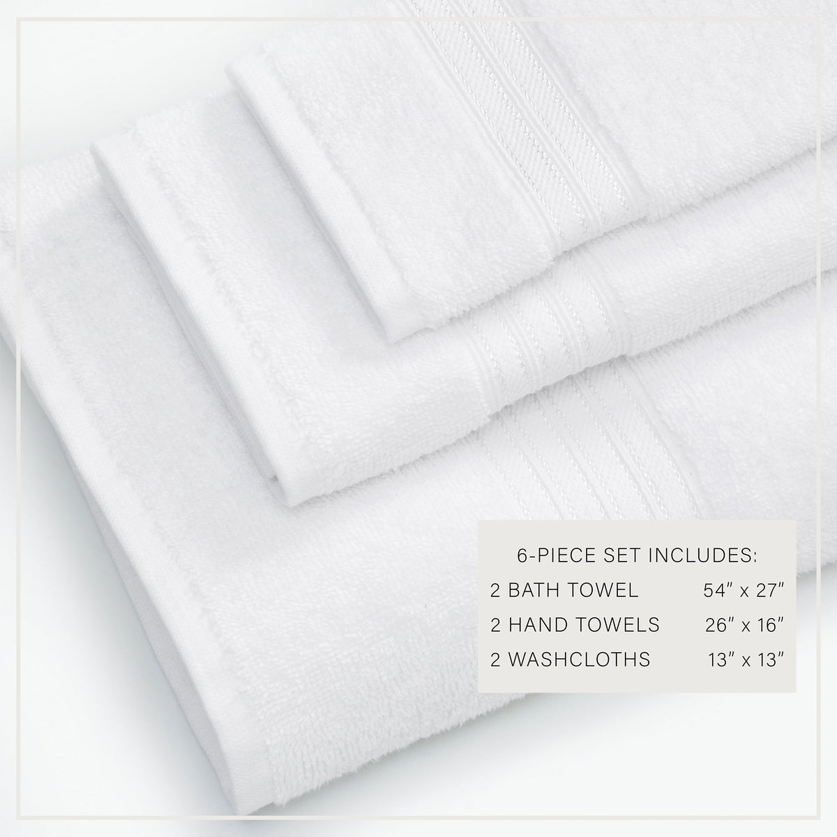 Cotton Terry Bath Towel Set – Cooper Collection