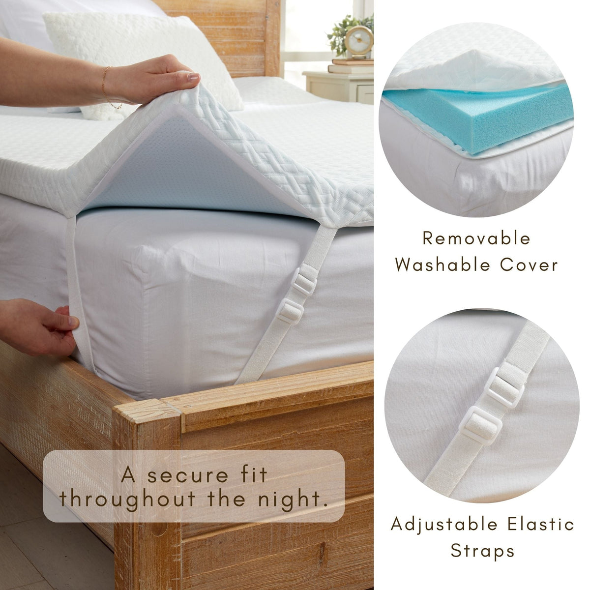 2 – Inch Gel Memory Foam Mattress Topper