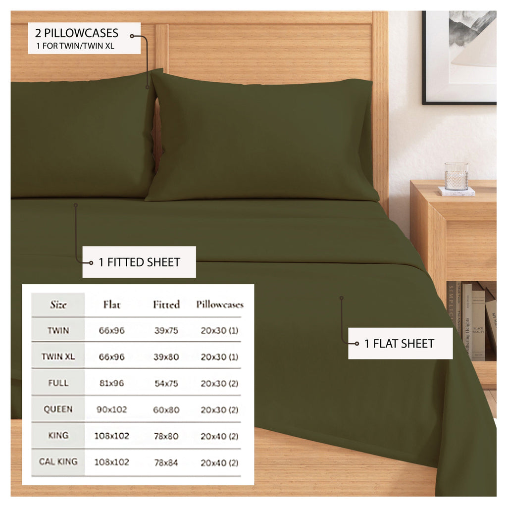 Cotton Solid Flannel Sheet – Nordic Collection