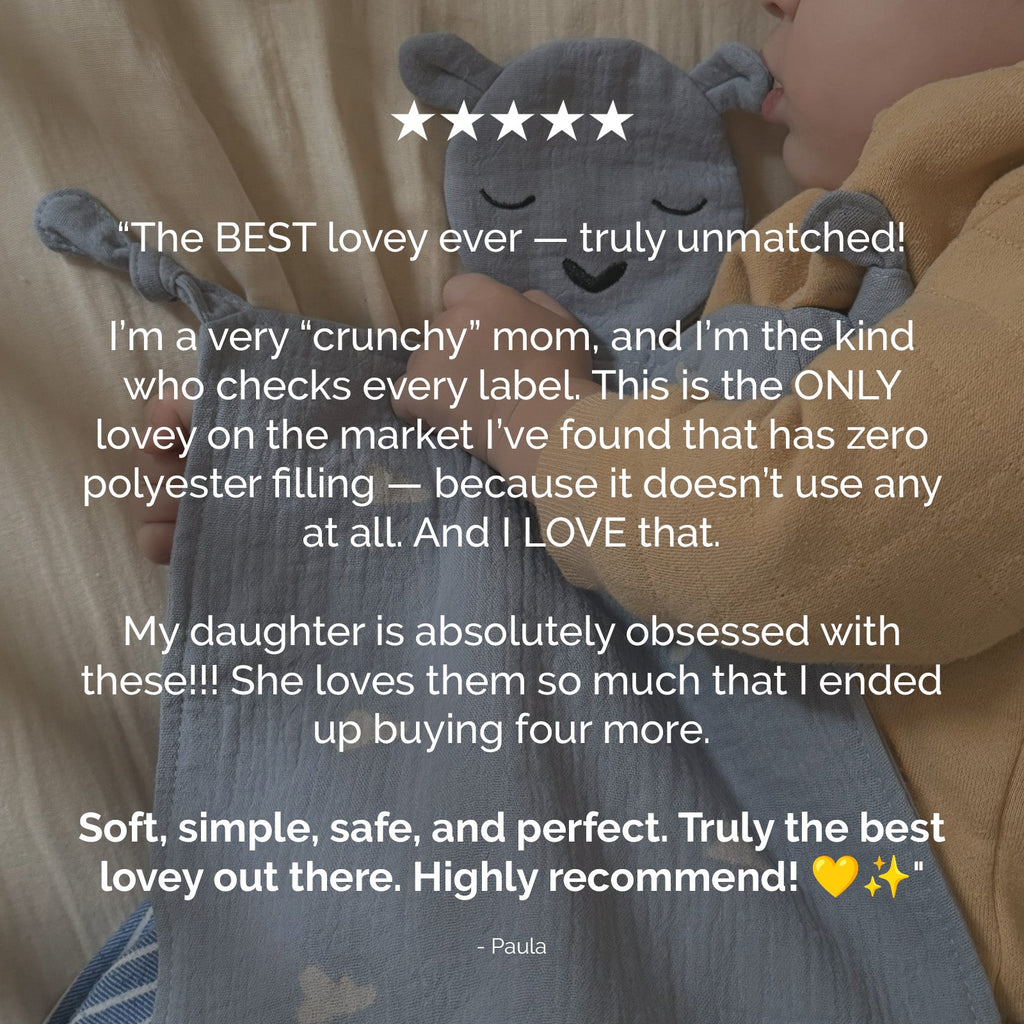 100% Muslin Lovey – Rosewood Checker