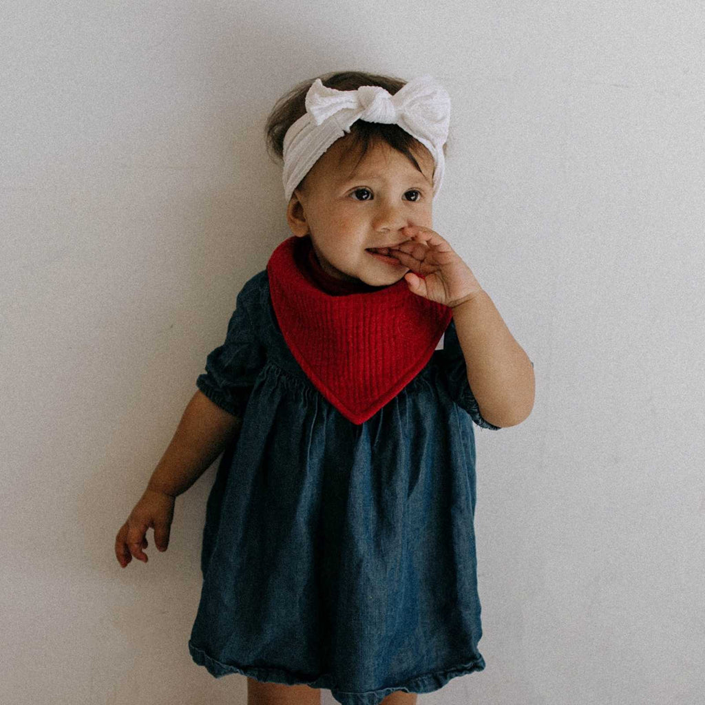 Rose Muslin Bandana Bibs Set (4 – Pack)