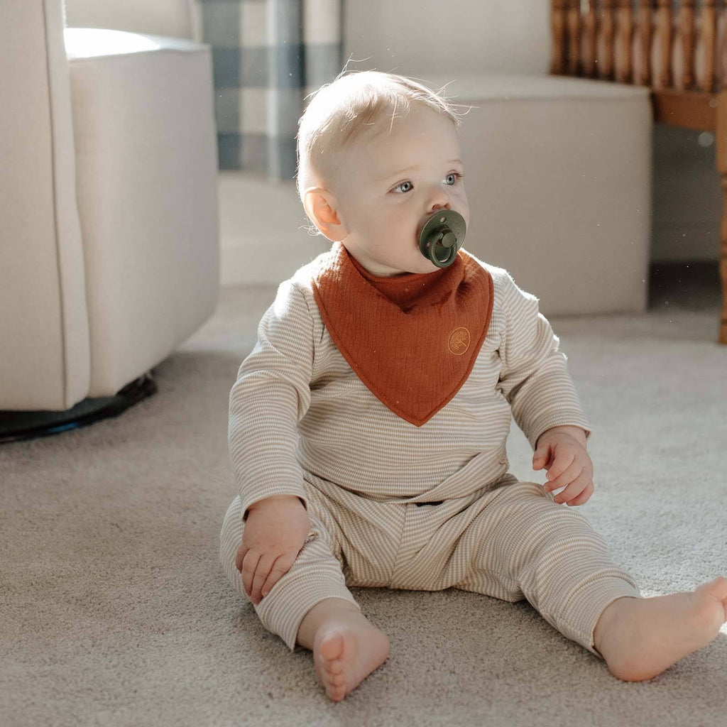 Rose Muslin Bandana Bibs Set (4 – Pack)