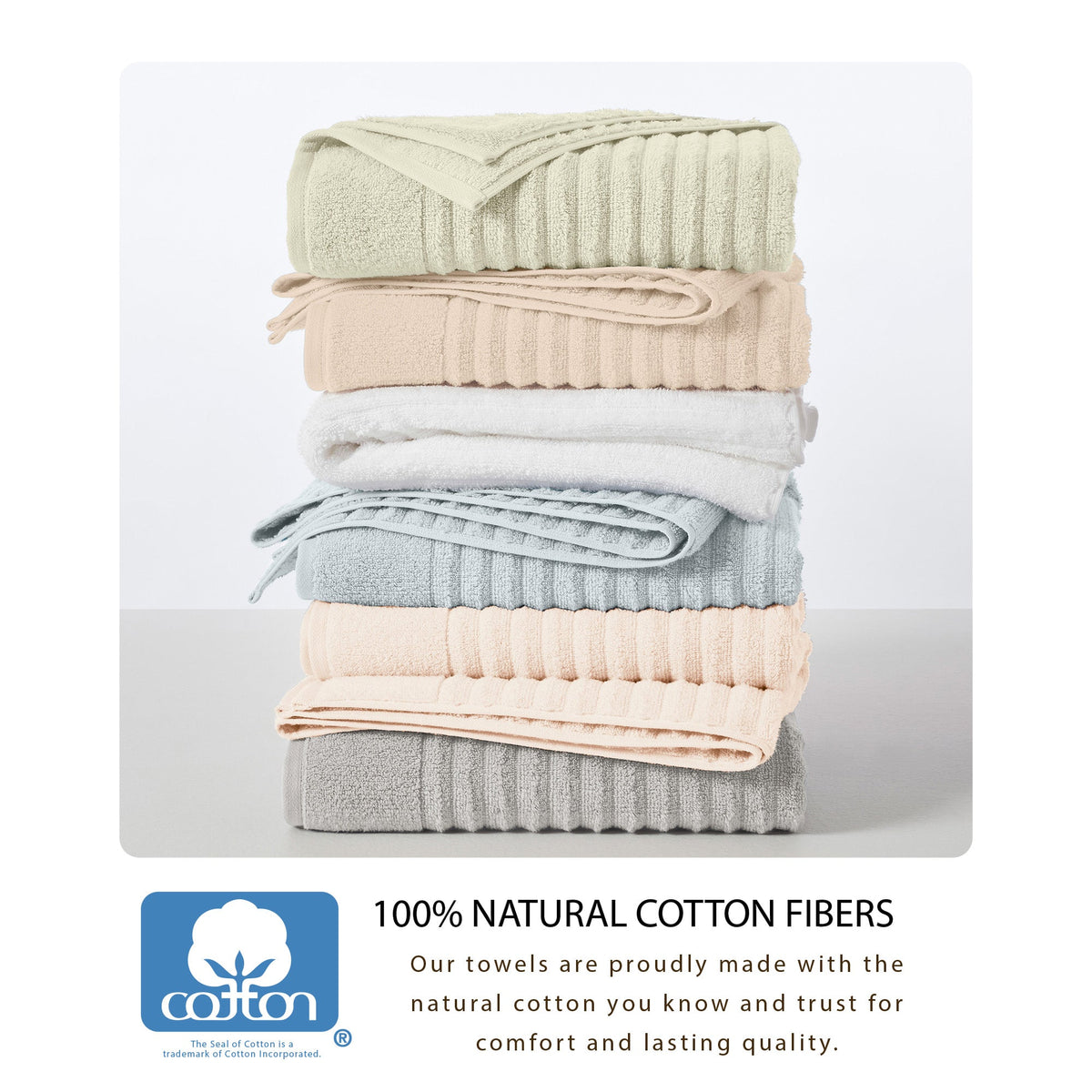 Luxury Combed Cotton Bath Towel Set – Karina Collection