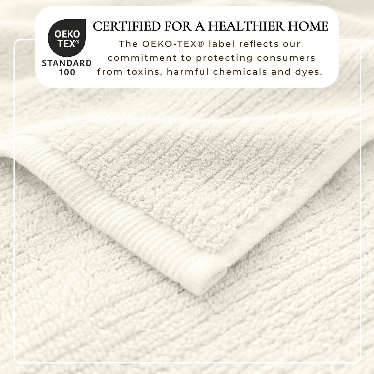 Turkish Cotton Ribbed 6 – Piece Bath Towel Set – Georgiana Collection