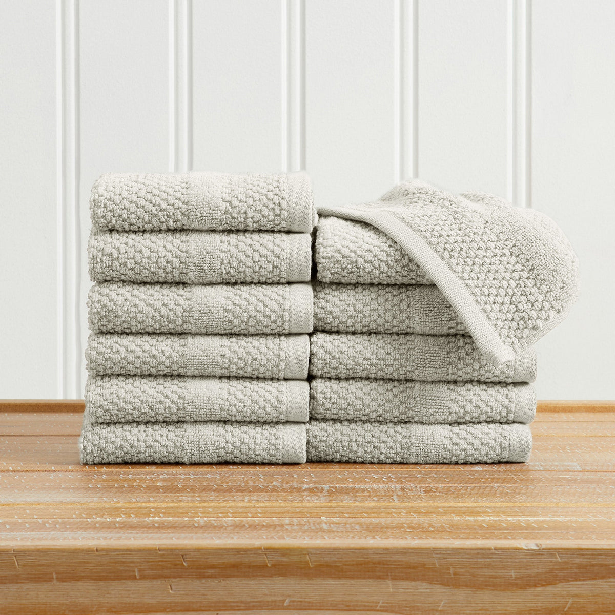 100% Cotton Woven Texture Bath Towel Set – Marbella Collection