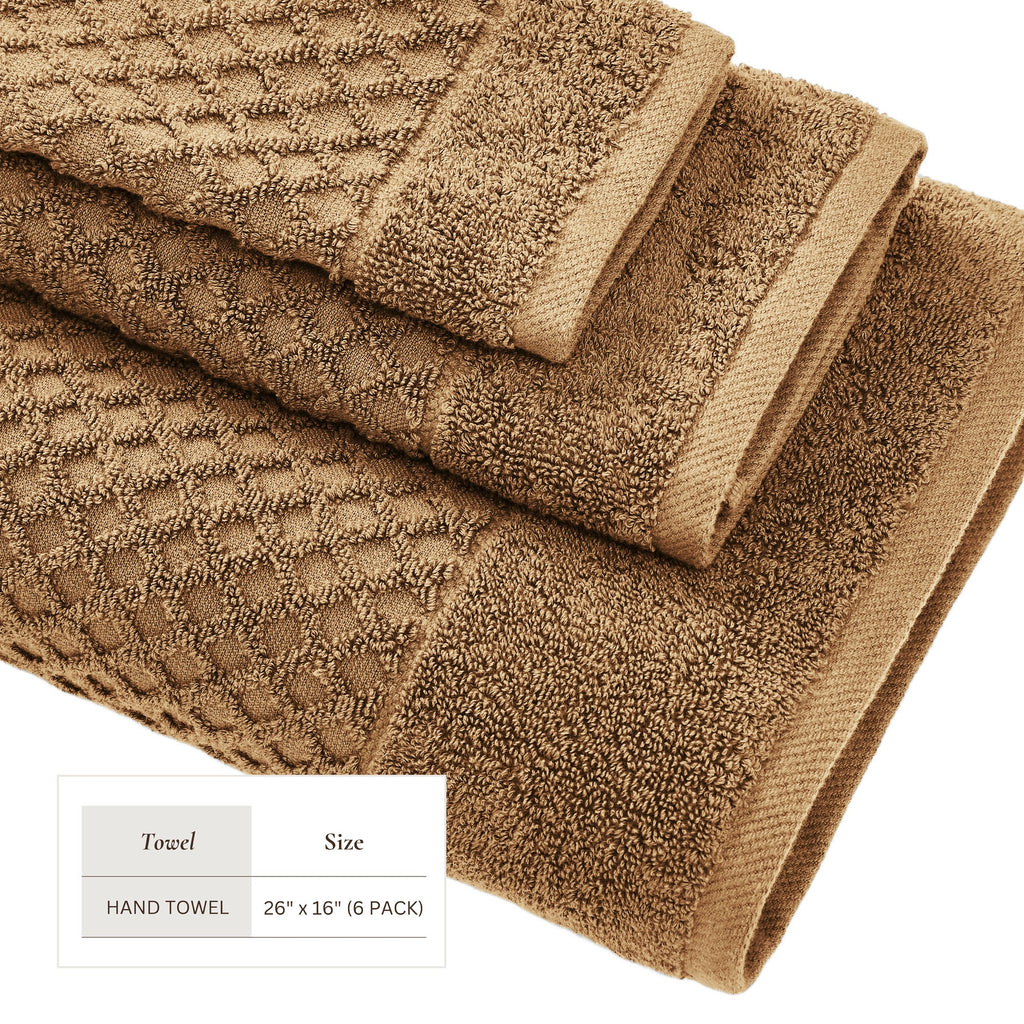 Cotton Diamond Waffle Weave Bath Towel Set – Grayson Collection