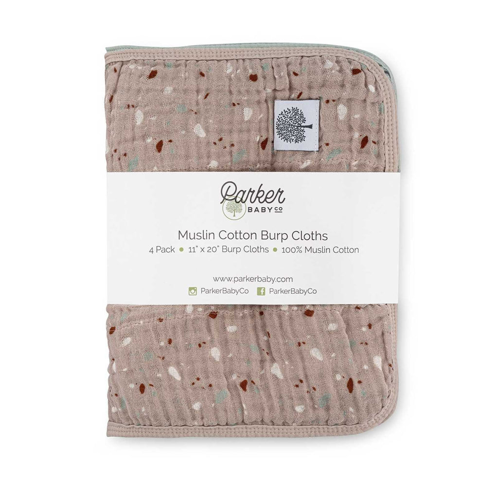 Pebble Set – Muslin Burp Cloths (4 Pack)