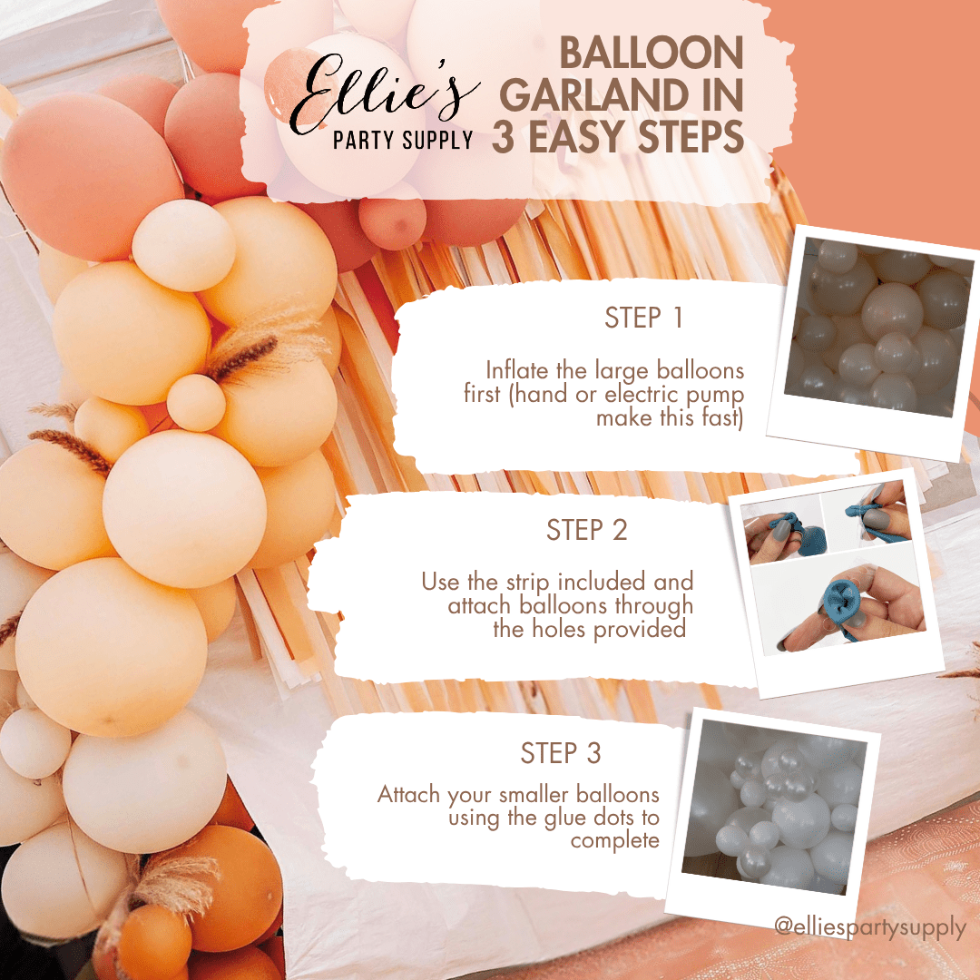 Classic Halloween Balloon Garland Kit – Black, Orange, Ghost & Bats
