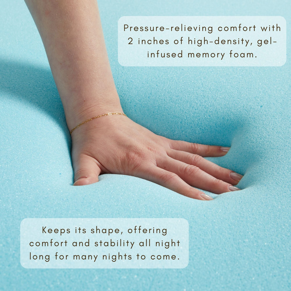 2 – Inch Gel Memory Foam Mattress Topper