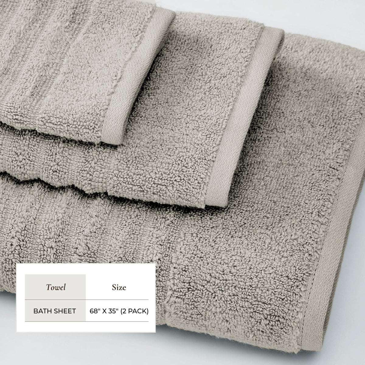Luxury Combed Cotton Bath Towel Set – Karina Collection