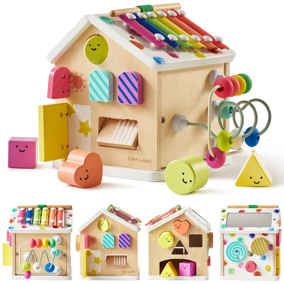 Brain & Hands Playset – Montessori Box (4 – 6 Months) + Activity Cube