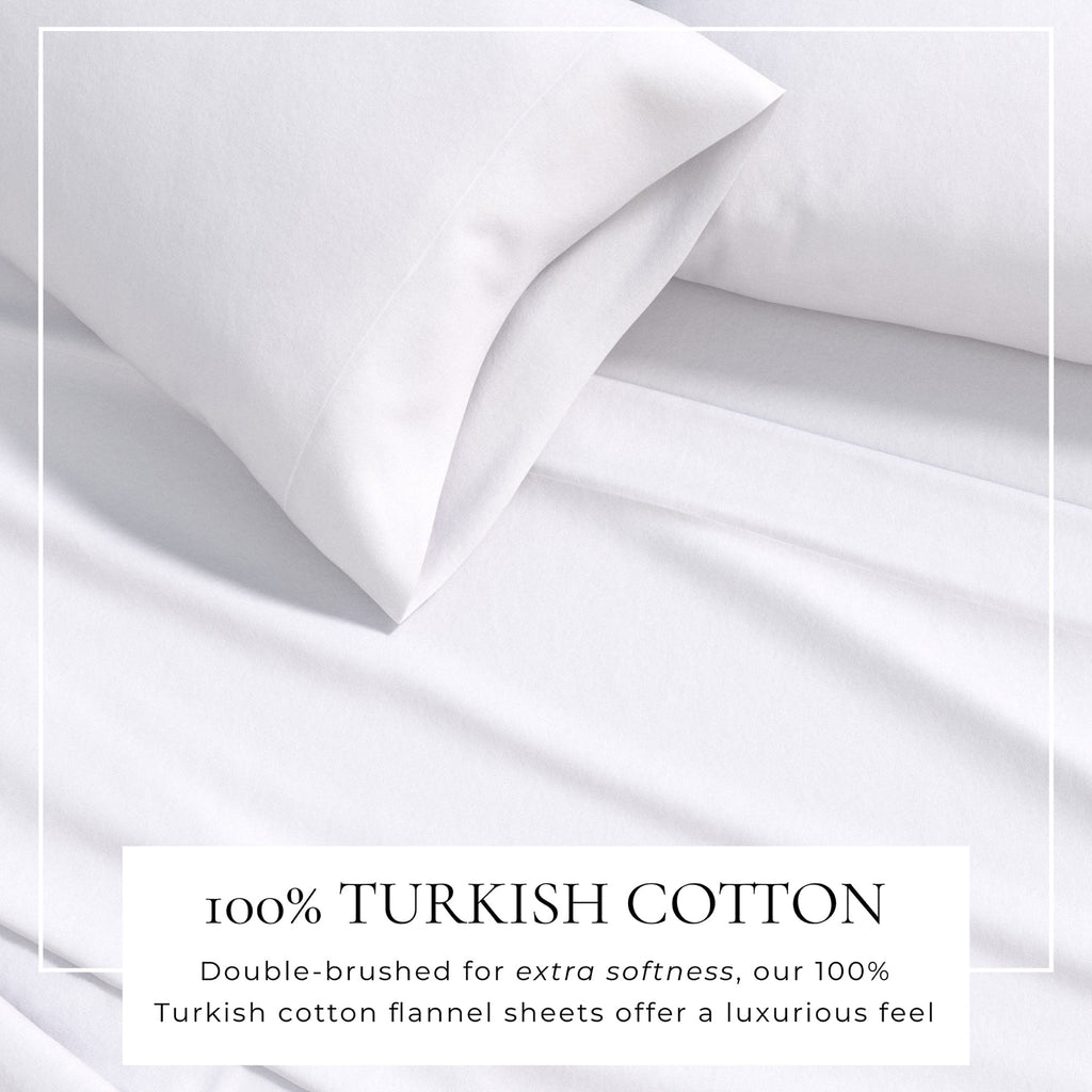 Cotton Solid Flannel Sheet – Nordic Collection