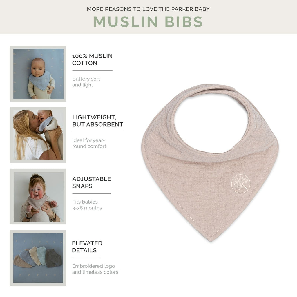 Stormy Muslin Bandana Bibs Set (4 – Pack)