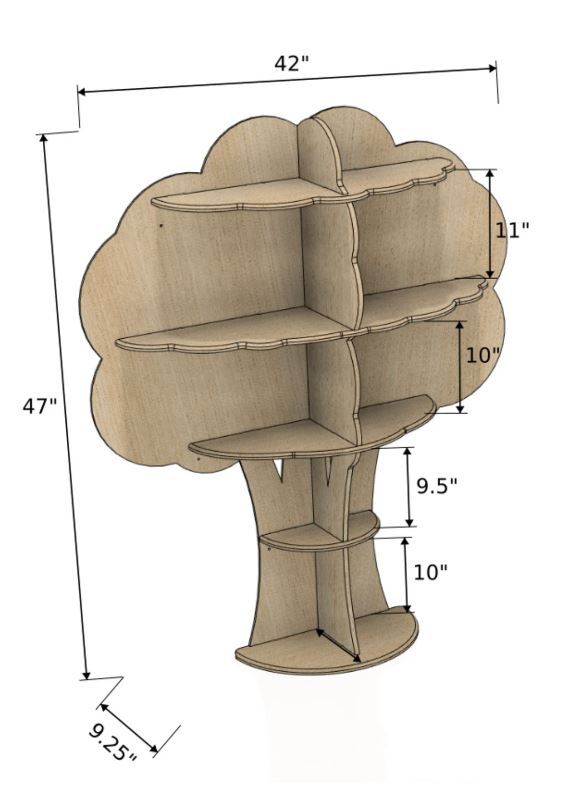 SUMMER – Tree Bookshelf