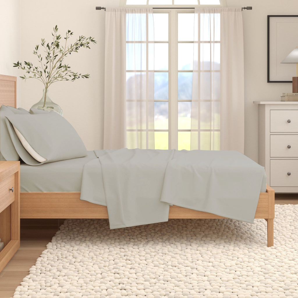 Cotton Solid Flannel Sheet – Nordic Collection