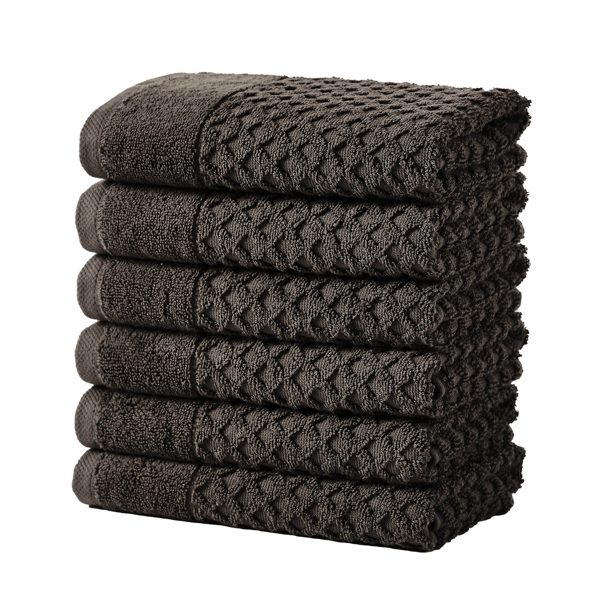 Cotton Diamond Waffle Weave Bath Towel Set – Grayson Collection