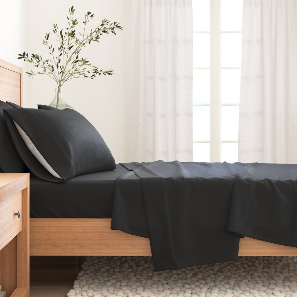 Cotton Solid Flannel Sheet – Nordic Collection