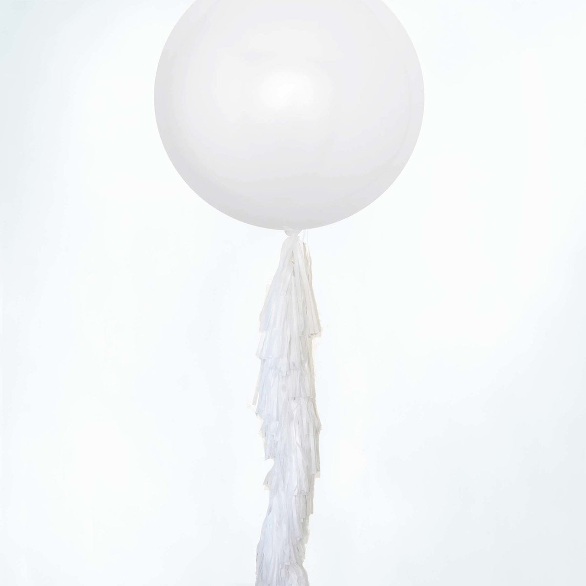 DIY White Tassel Tail Kit | Paper Fringe Garland & Balloon Decor