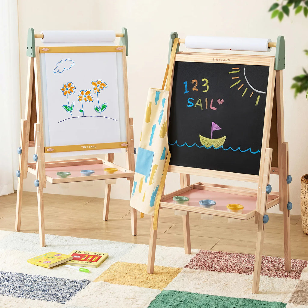 Tiny Land® 3 – in – 1 Art Easel for Kids
