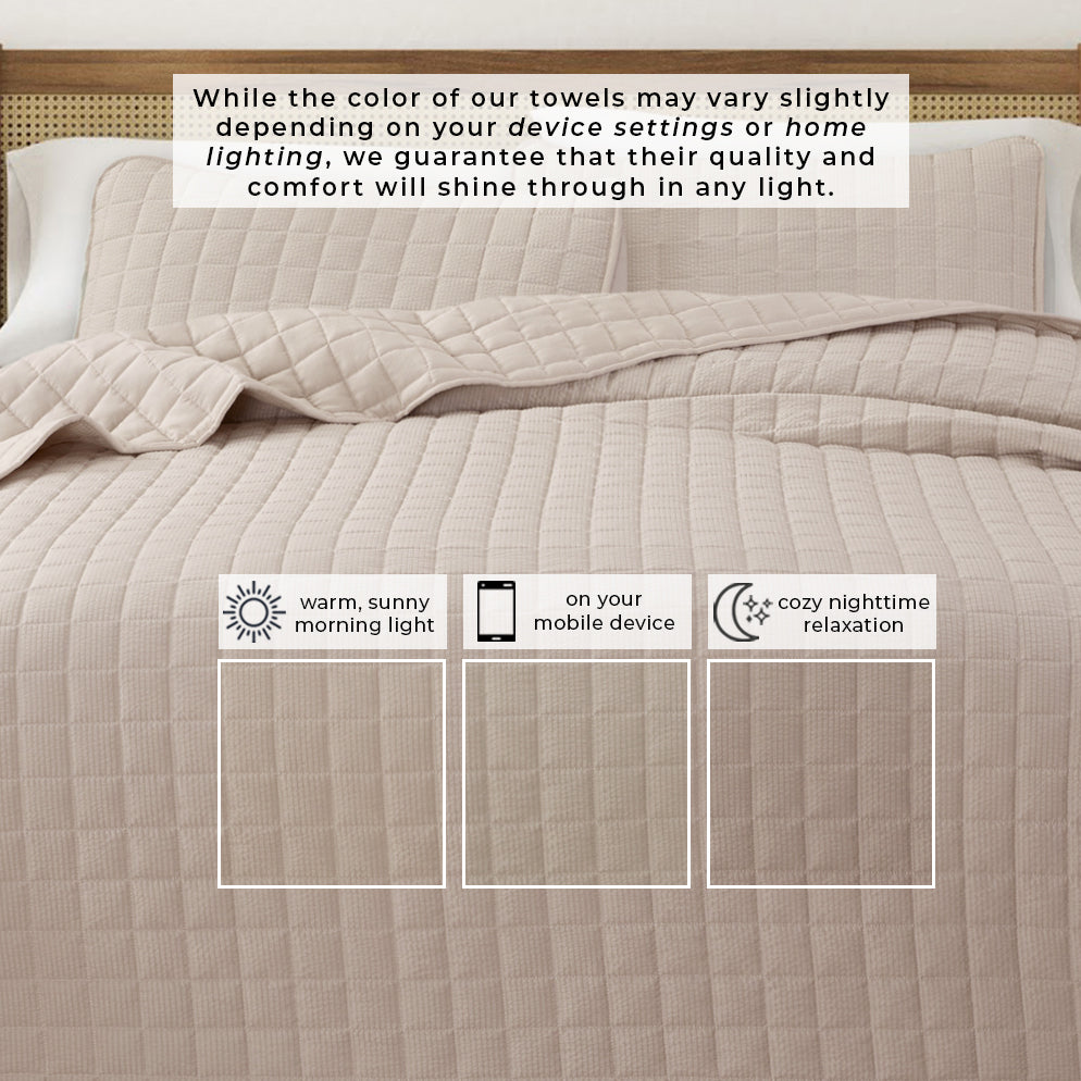 Box – Stitched Seersucker Quilt Set – Seersucker Collection